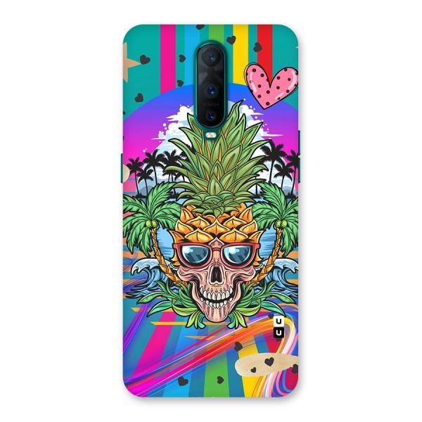 Cool Pineapple Skull Back Case for Oppo R17 Pro