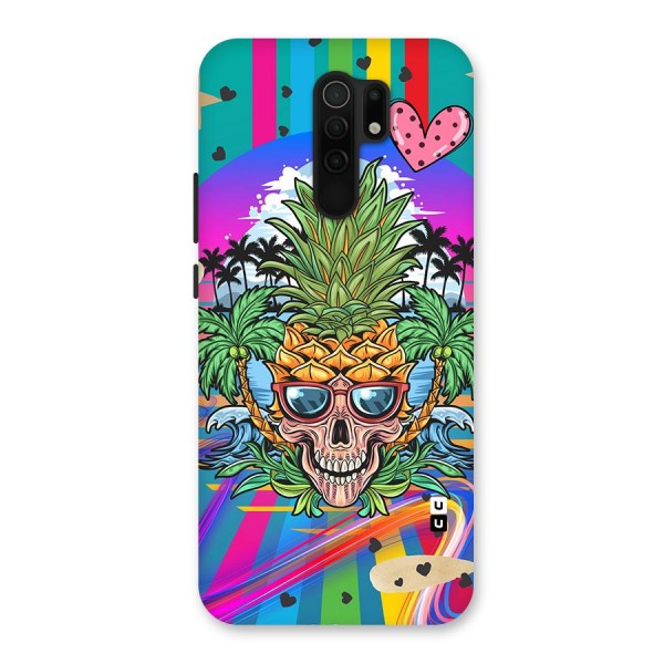 Cool Pineapple Skull Back Case for Poco M2