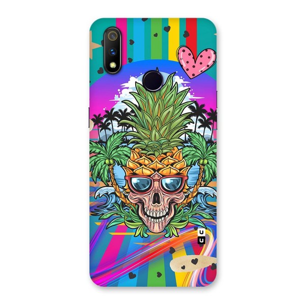 Cool Pineapple Skull Back Case for Realme 3 Pro