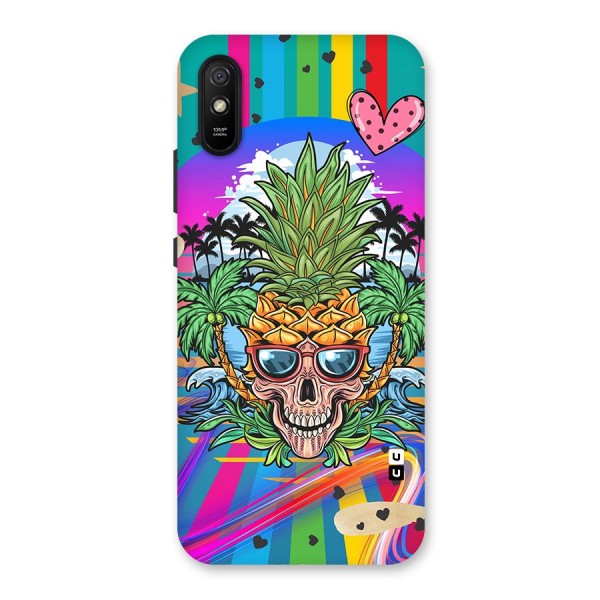 Cool Pineapple Skull Back Case for Redmi 9A