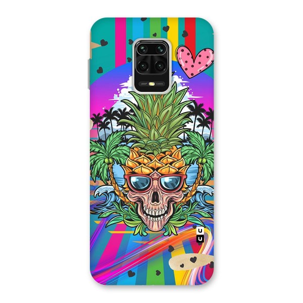 Cool Pineapple Skull Back Case for Redmi Note 9 Pro