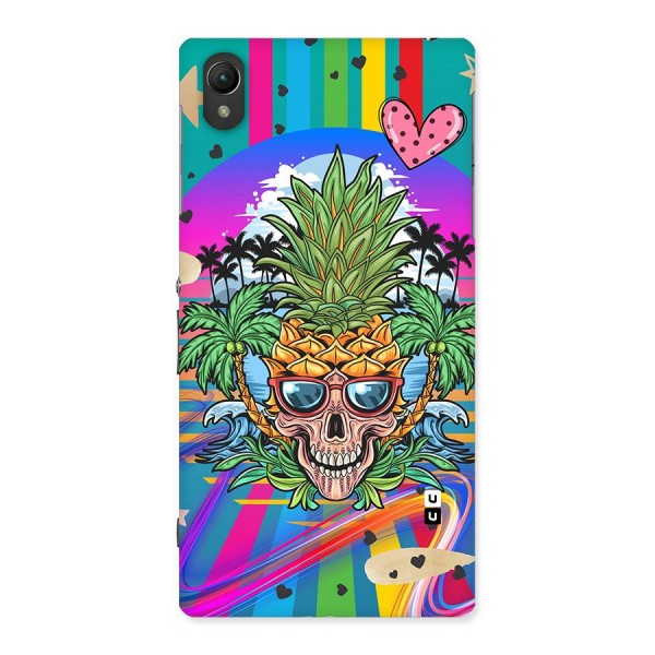 Cool Pineapple Skull Back Case for Sony Xperia Z1