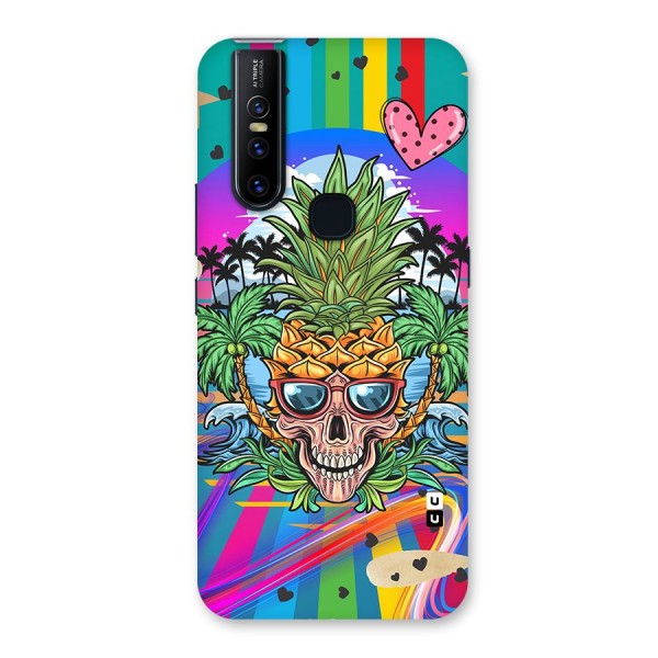 Cool Pineapple Skull Back Case for Vivo V15