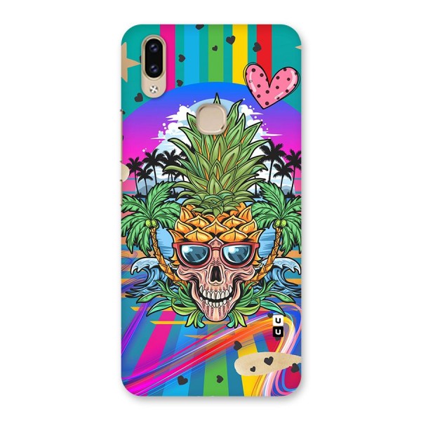 Cool Pineapple Skull Back Case for Vivo V9