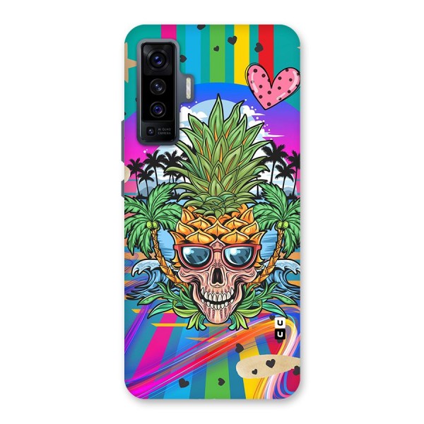 Cool Pineapple Skull Back Case for Vivo X50