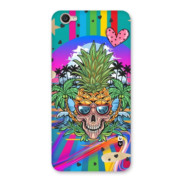 Cool Pineapple Skull Back Case for Vivo Y55