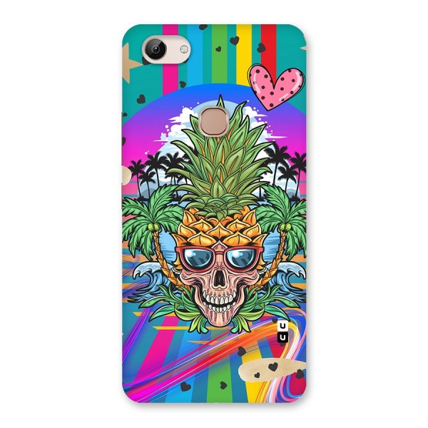 Cool Pineapple Skull Back Case for Vivo Y83