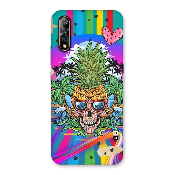 Cool Pineapple Skull Back Case for Vivo Z1x