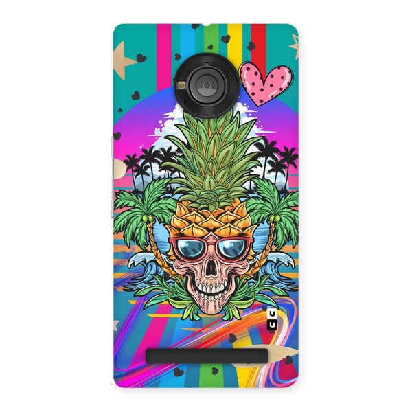 Cool Pineapple Skull Back Case for Yu Yuphoria