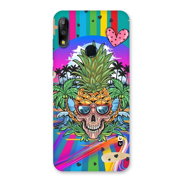 Cool Pineapple Skull Back Case for Zenfone Max Pro M2