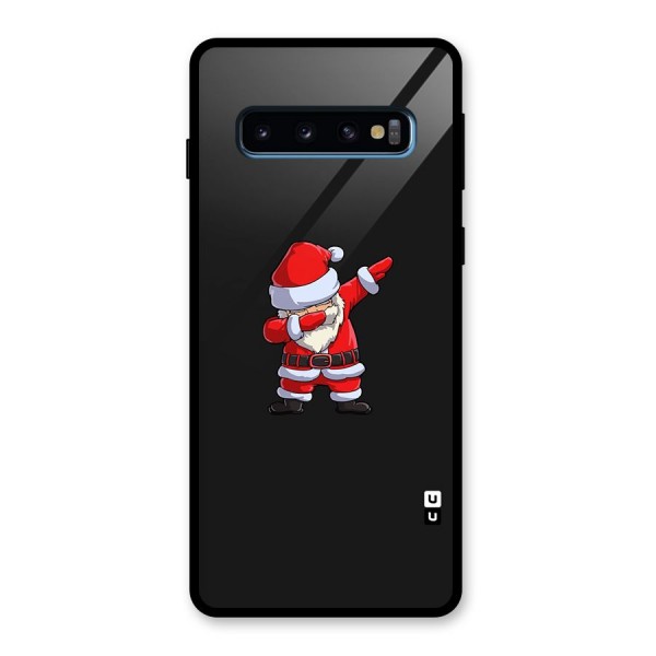 Cool Santa Dab Glass Back Case for Galaxy S10