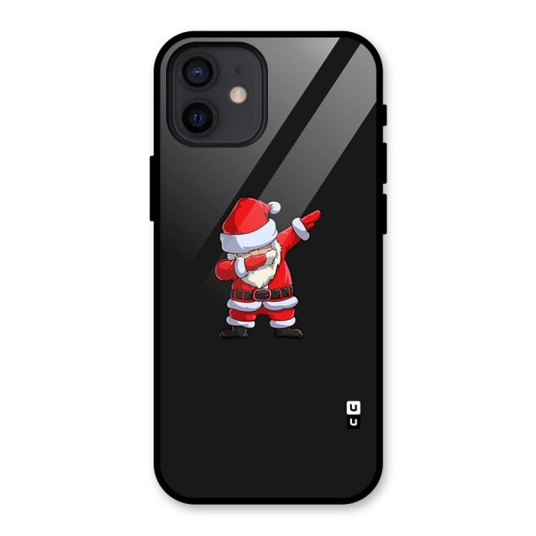 Cool Santa Dab Glass Back Case for iPhone 12