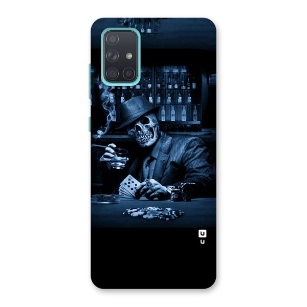 Cool Skull Cards Back Case for Galaxy A71