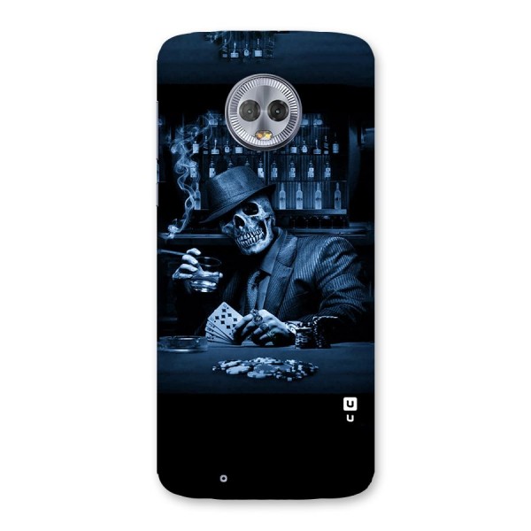 Cool Skull Cards Back Case for Moto G6