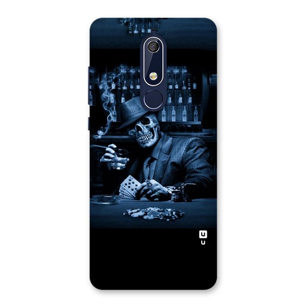 Cool Skull Cards Back Case for Nokia 5.1