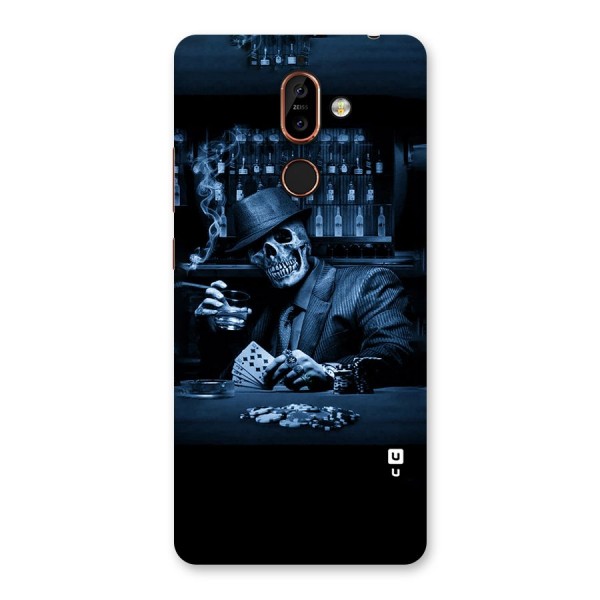 Cool Skull Cards Back Case for Nokia 7 Plus