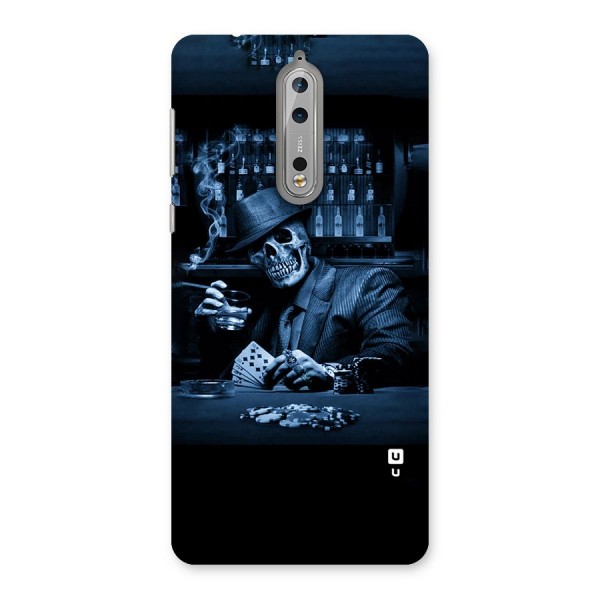 Cool Skull Cards Back Case for Nokia 8