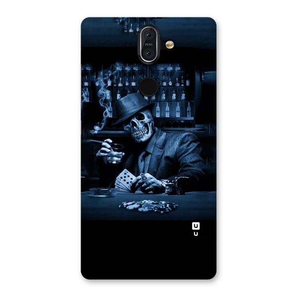 Cool Skull Cards Back Case for Nokia 8 Sirocco