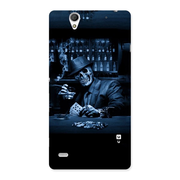 Cool Skull Cards Back Case for Sony Xperia C4