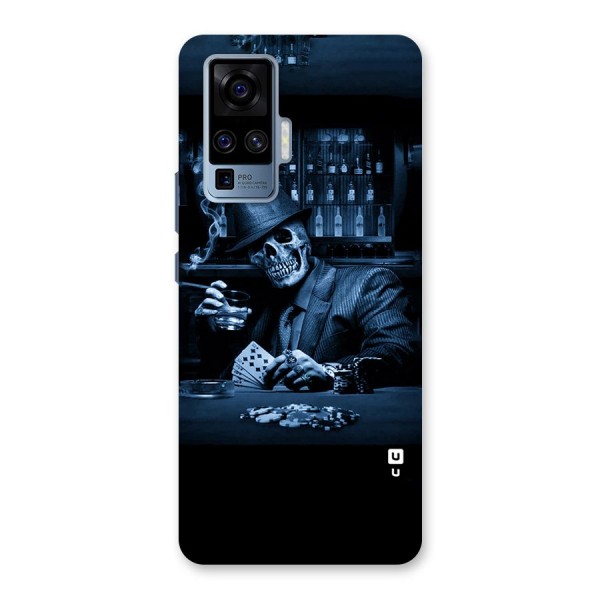 Cool Skull Cards Back Case for Vivo X50 Pro