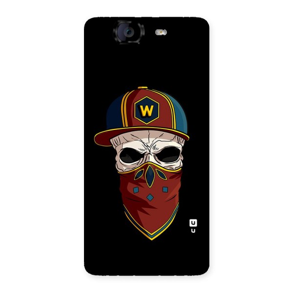 Cool Skull Mask Cap Back Case for Canvas Knight A350