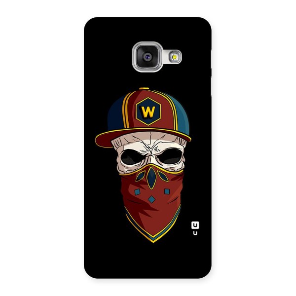 Cool Skull Mask Cap Back Case for Galaxy A3 2016