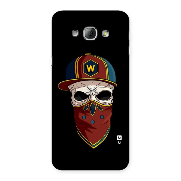 Cool Skull Mask Cap Back Case for Galaxy A8