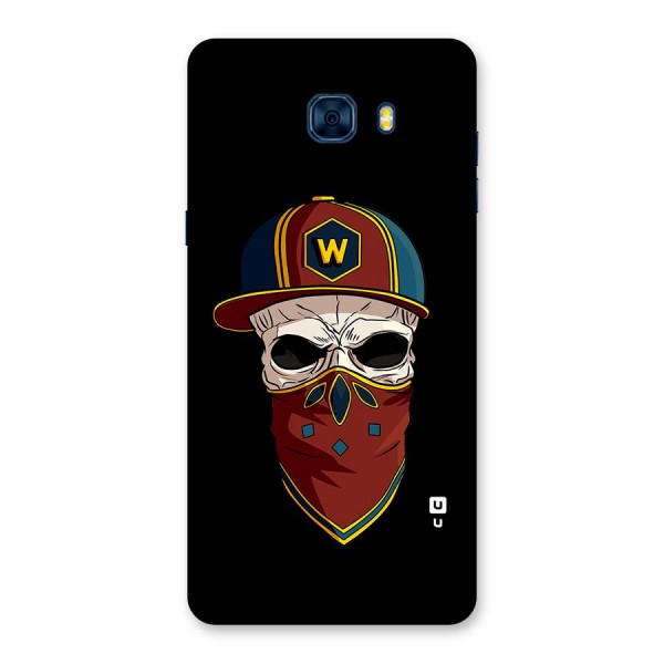 Cool Skull Mask Cap Back Case for Galaxy C7 Pro