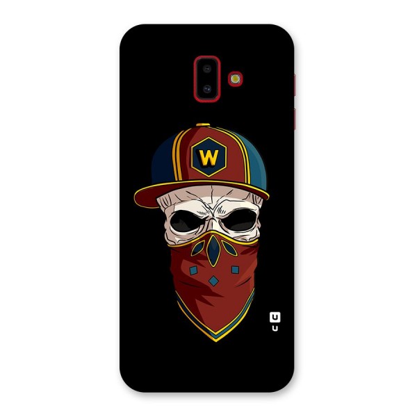 Cool Skull Mask Cap Back Case for Galaxy J6 Plus