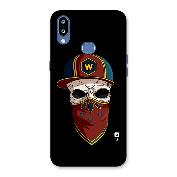 Cool Skull Mask Cap Back Case for Galaxy M01s