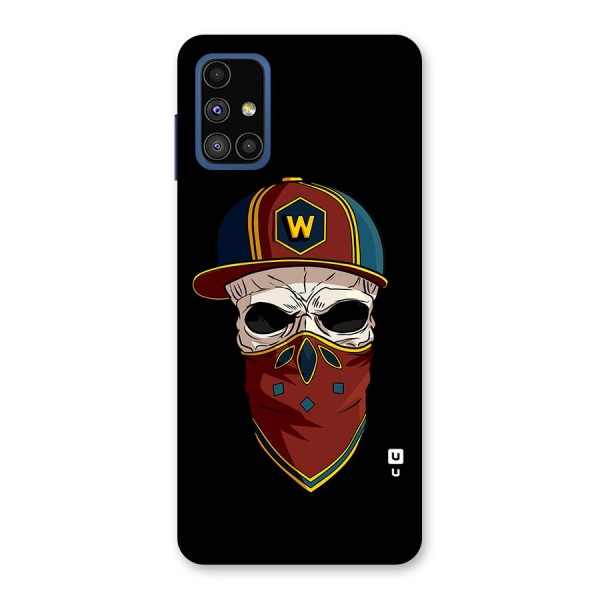 Cool Skull Mask Cap Back Case for Galaxy M51