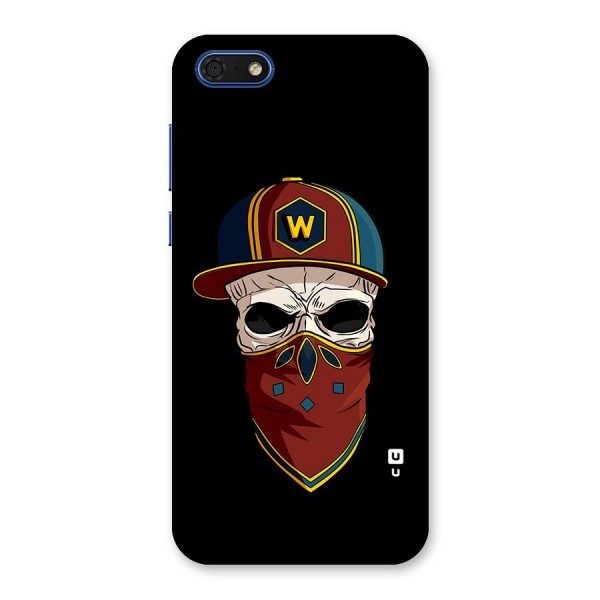 Cool Skull Mask Cap Back Case for Honor 7s