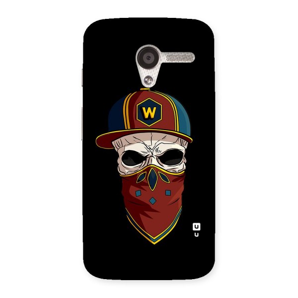 Cool Skull Mask Cap Back Case for Moto X