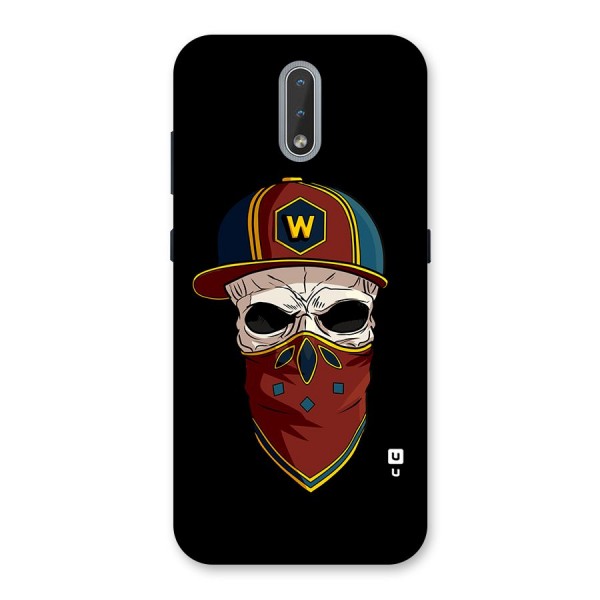 Cool Skull Mask Cap Back Case for Nokia 2.3