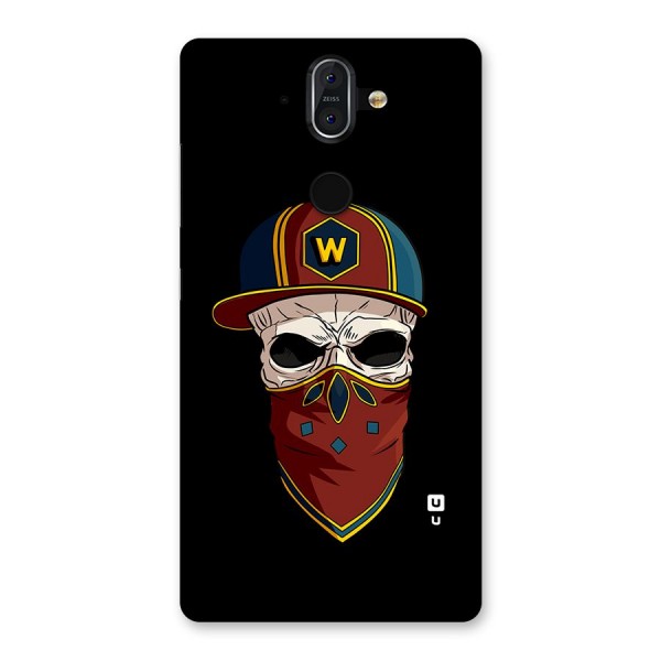 Cool Skull Mask Cap Back Case for Nokia 8 Sirocco