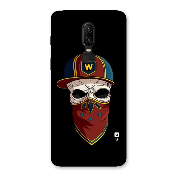 Cool Skull Mask Cap Back Case for OnePlus 6