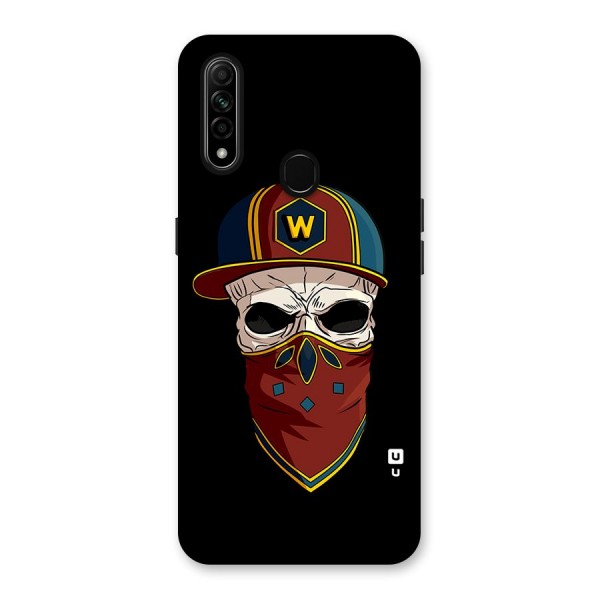 Cool Skull Mask Cap Back Case for Oppo A31