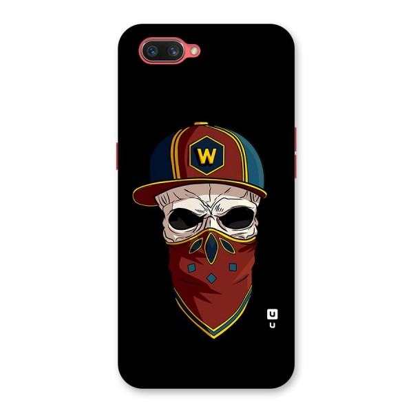 Cool Skull Mask Cap Back Case for Oppo A3s