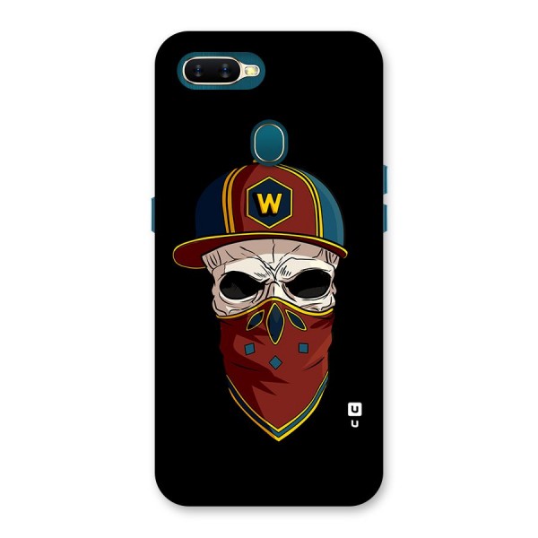 Cool Skull Mask Cap Back Case for Oppo A7