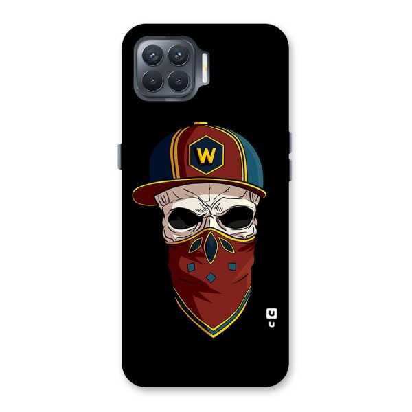 Cool Skull Mask Cap Back Case for Oppo F17 Pro