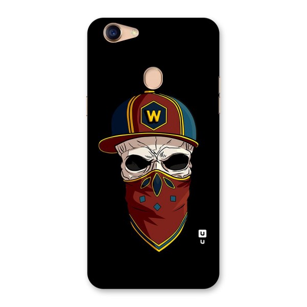 Cool Skull Mask Cap Back Case for Oppo F5