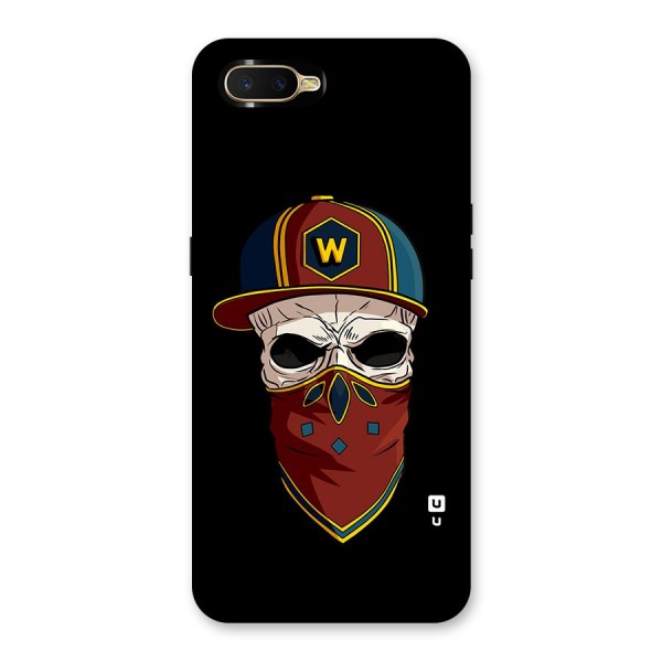 Cool Skull Mask Cap Back Case for Oppo K1