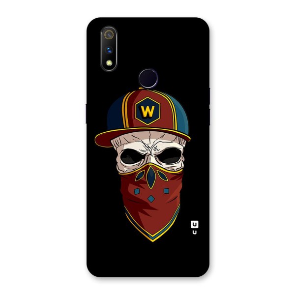 Cool Skull Mask Cap Back Case for Realme 3 Pro