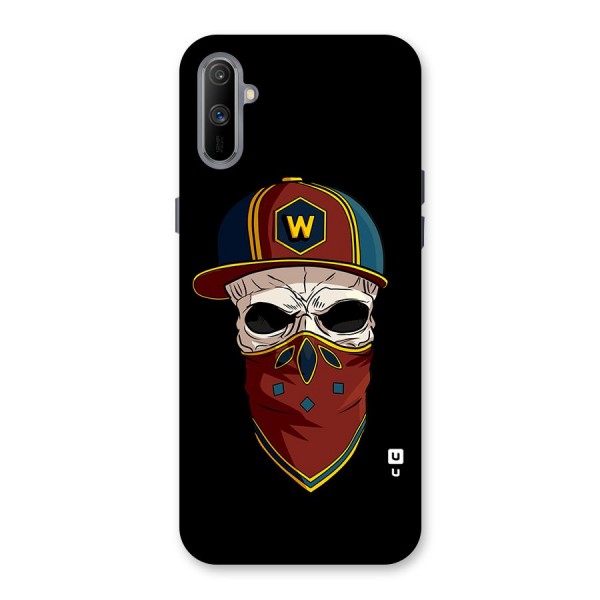 Cool Skull Mask Cap Back Case for Realme C3