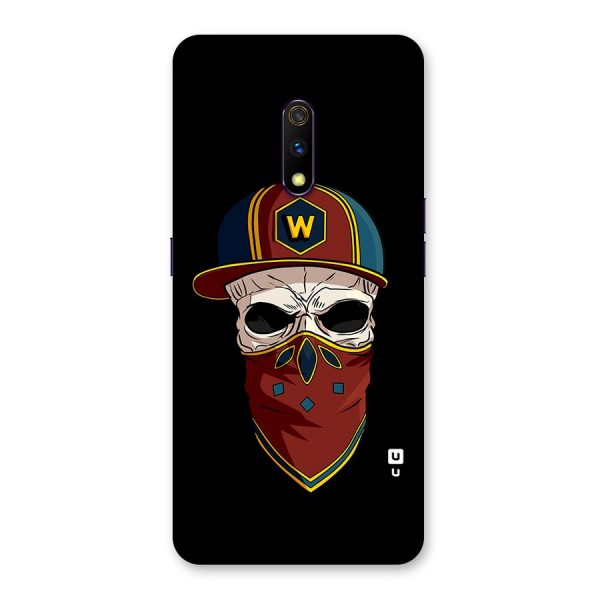 Cool Skull Mask Cap Back Case for Realme X