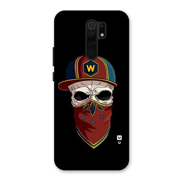 Cool Skull Mask Cap Back Case for Redmi 9 Prime