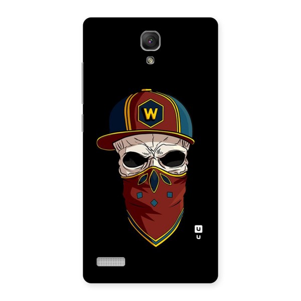 Cool Skull Mask Cap Back Case for Redmi Note