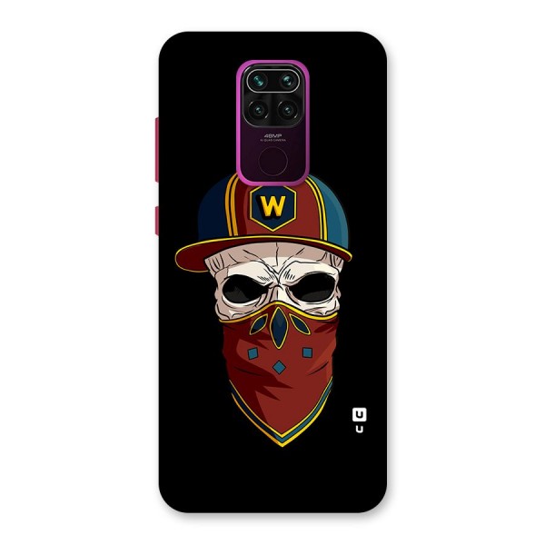 Cool Skull Mask Cap Back Case for Redmi Note 9