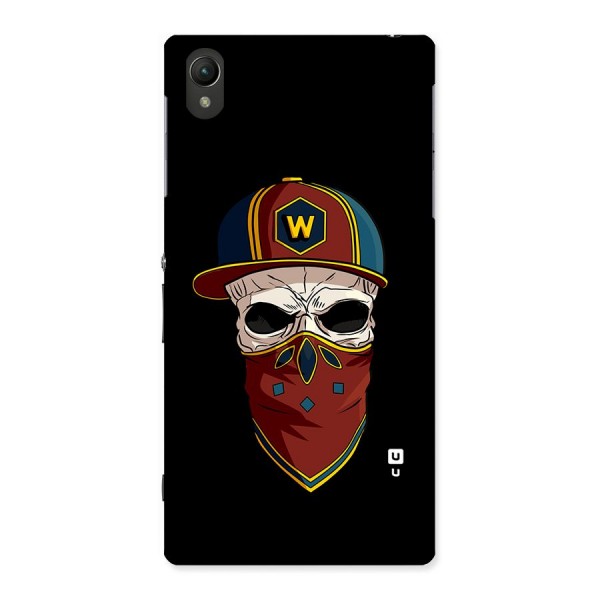 Cool Skull Mask Cap Back Case for Sony Xperia Z1