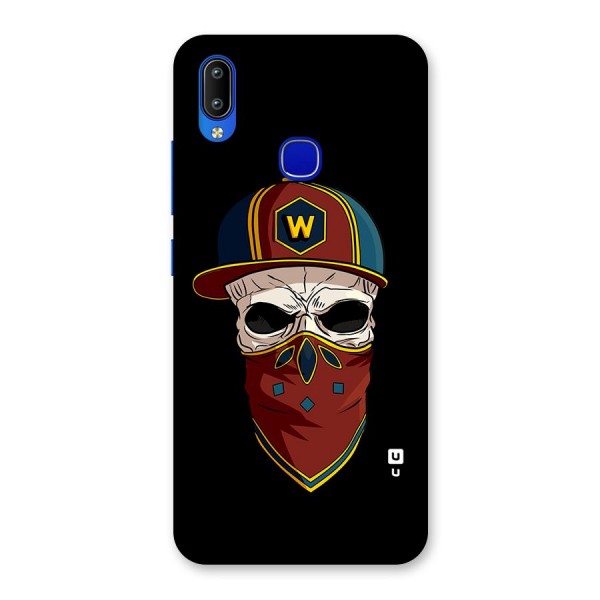 Cool Skull Mask Cap Back Case for Vivo Y91